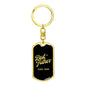 Best Father Since 2000 v3 - Luxury Dog Tag Keychain