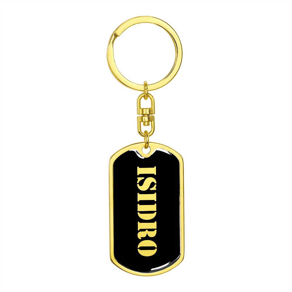 Isidro v2 - Luxury Dog Tag Keychain