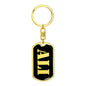Ali v3 - Luxury Dog Tag Keychain