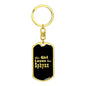 Sphynx v2 - Luxury Dog Tag Keychain
