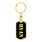 Ryan v3 - Luxury Dog Tag Keychain