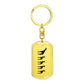 Mama Giraffe With 4 Calves - Luxury Dog Tag Keychain