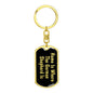 German Shepherd's Home v2 - Luxury Dog Tag Keychain