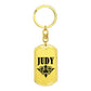 Judy v01a - Luxury Dog Tag Keychain