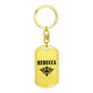 Rebecca v01a - Luxury Dog Tag Keychain