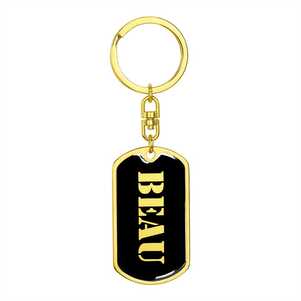 Beau v2 - Luxury Dog Tag Keychain