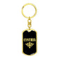 Cynthia v02a - Luxury Dog Tag Keychain