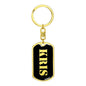 Kris v3 - Luxury Dog Tag Keychain