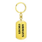 Airman's Cousin - Luxury Dog Tag Keychain