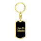 Love My Chihuahua v2 - Luxury Dog Tag Keychain