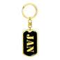 Jan v3 - Luxury Dog Tag Keychain