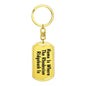 Rhodesian Ridgeback's Home - Luxury Dog Tag Keychain