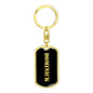 Dominick v3 - Luxury Dog Tag Keychain