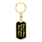Portuguese Water Dog's Home v2 - Luxury Dog Tag Keychain