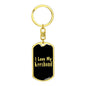 Love My Keeshond v2 - Luxury Dog Tag Keychain