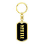 Myrtle v02 - Luxury Dog Tag Keychain