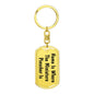 Miniature Pinscher's Home - Luxury Dog Tag Keychain