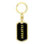 Clayton v3 - Luxury Dog Tag Keychain