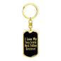 Love My Nova Scotia Duck Tolling Retriever v2 - Luxury Dog Tag Keychain