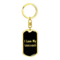 Love My Xoloitzcuintli v2 - Luxury Dog Tag Keychain