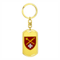 Operational Command West (Ukraine) - Luxury Dog Tag Keychain