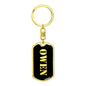 Owen v3 - Luxury Dog Tag Keychain