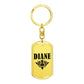Diane v01a - Luxury Dog Tag Keychain