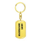 Army Boyfriend - Luxury Dog Tag Keychain