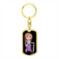 Knight 02-2 - Luxury Dog Tag Keychain