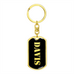 Davis v2 - Luxury Dog Tag Keychain