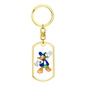 Duck - Luxury Dog Tag Keychain