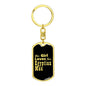 Egyptian Mau v2 - Luxury Dog Tag Keychain