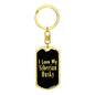 Love My Siberian Husky v2 - Luxury Dog Tag Keychain