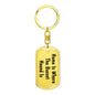Basset Hound's Home - Luxury Dog Tag Keychain