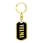 Velma v02 - Luxury Dog Tag Keychain