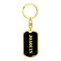 Joaquin v3 - Luxury Dog Tag Keychain
