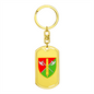26th Artillery Brigade (Ukraine) - Luxury Dog Tag Keychain