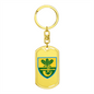 61st Jager Infantry Brigade (Ukraine) - Luxury Dog Tag Keychain