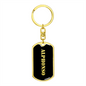 Alphonso v2 - Luxury Dog Tag Keychain