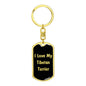 Love My Tibetan Terrier v5 - Luxury Dog Tag Keychain