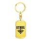 Ethel v01a - Luxury Dog Tag Keychain