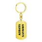 Airman's Nephew - Luxury Dog Tag Keychain