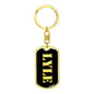 Lyle v3 - Luxury Dog Tag Keychain