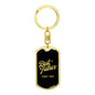 Best Father Since 1962 v3 - Luxury Dog Tag Keychain