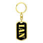Ian v3 - Luxury Dog Tag Keychain