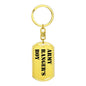 Army Ranger's Boy - Luxury Dog Tag Keychain
