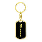 Mama Wolf With 4 Pups v2 - Luxury Dog Tag Keychain