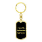 Love My Staffordshire Bull Terrier v5 - Luxury Dog Tag Keychain