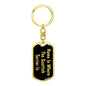 Scottish Terrier's Home v2 - Luxury Dog Tag Keychain