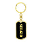 Sergio v3 - Luxury Dog Tag Keychain